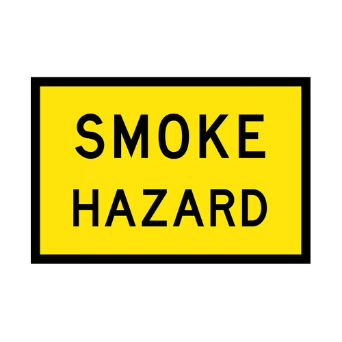 WORKWEAR, SAFETY & CORPORATE CLOTHING SPECIALISTS - 1200x900mm - Boxed Edge - Cl1 - Smoke Hazard