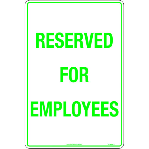 WORKWEAR, SAFETY & CORPORATE CLOTHING SPECIALISTS - 450x300mm - Metal - Reserved for Employees