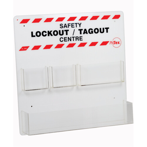 WORKWEAR, SAFETY & CORPORATE CLOTHING SPECIALISTS - 410mm x 410mm x 75mm Safety Lockout/Tagout Centre