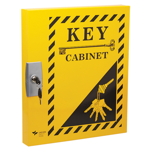 WORKWEAR, SAFETY & CORPORATE CLOTHING SPECIALISTS - 400x470x50mm Lockable Key Cabinet (with 40 hooks)