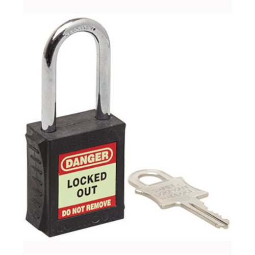 WORKWEAR, SAFETY & CORPORATE CLOTHING SPECIALISTS 42mm Premium Black Safety Lockout