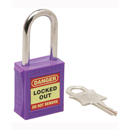 WORKWEAR, SAFETY & CORPORATE CLOTHING SPECIALISTS 42mm Premium Purple Safety Lockout