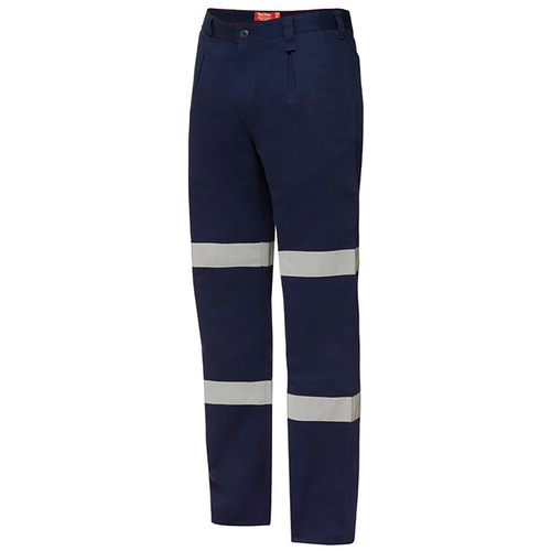 WORKWEAR, SAFETY & CORPORATE CLOTHING SPECIALISTS Foundations - Cotton Drill Pant with 3M Tape