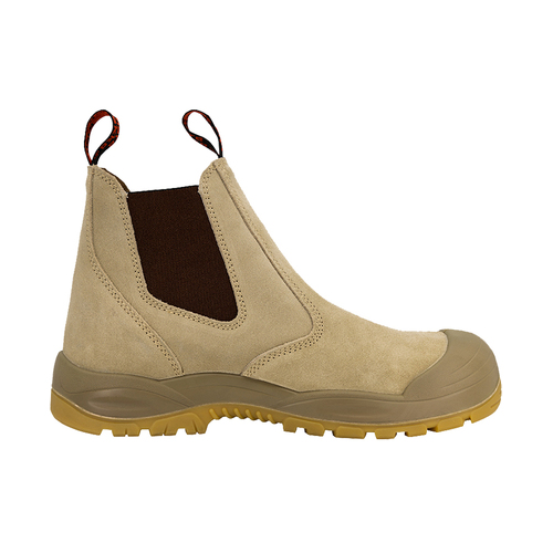 WORKWEAR, SAFETY & CORPORATE CLOTHING SPECIALISTS Red Collection - Gusset Boot - Sand Suede